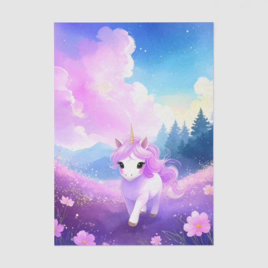 Enchanted Meadow Fairytale Decoupage Tissue Paper Tissuepapier (Voorkant)