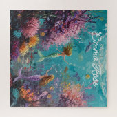 Enchanted Mermaid Underwater Scene Legpuzzel (Horizontaal)