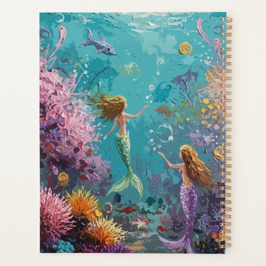 Enchanted Mermaid Underwater Scene Planner (Achterkant)