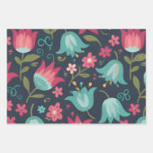 Enchanted Midnight Garden Bell Flower Inpakpapier Vel (Voorkant 2)
