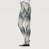 Enchanted Misty Forest with Dark Castle – Ethereal Leggings (Links)