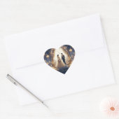 Enchanted Moments: Een nacht om te onthouden Hart Sticker (Envelop)