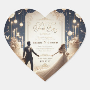 Enchanted Moments: Een nacht om te onthouden Hart Sticker