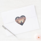 Enchanted Moments: Een nacht om te onthouden Hart Sticker (Envelop)