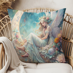 Enchanted Moon Fairy – Celestial Fantasy Art Kussen