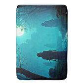 Enchanted Moonlight Forest Spirits Badmat (Voorkant Verticaal)