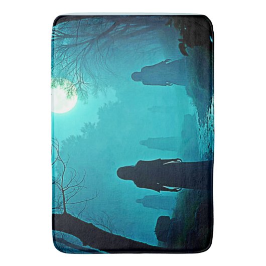 Enchanted Moonlight Forest Spirits Badmat (Voorkant Verticaal)