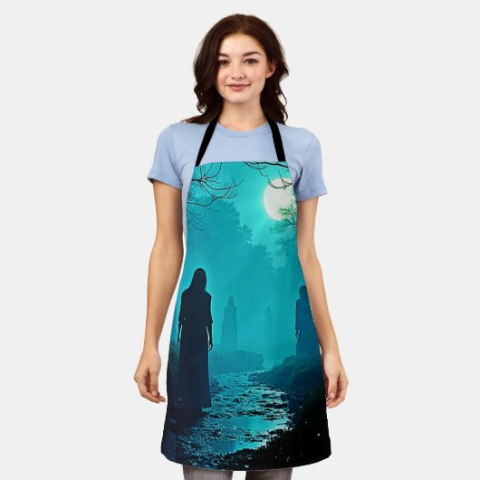 Enchanted Moonlight Forest Spirits Schort (Gedragen)