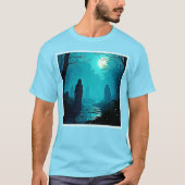 Enchanted Moonlight Forest Spirits T-shirt (Voorkant)