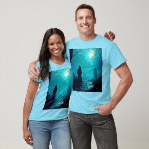 Enchanted Moonlight Forest Spirits T-shirt