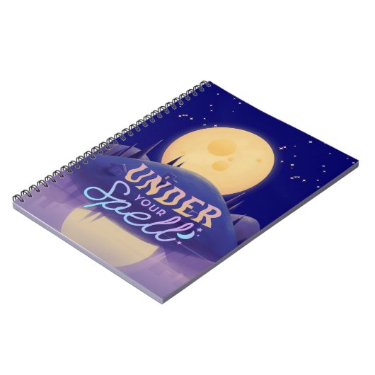 Enchanted Moonlight Notitieboek Hoesje (Linkerzijde)