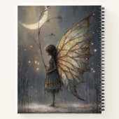 Enchanted Moonlit Woodland Fairy Personalized Notitieboek (Achterkant)
