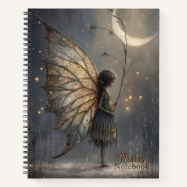 Enchanted Moonlit Woodland Fairy Personalized Notitieboek