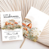 Enchanted Mushroom Forest Baby shower Kaart