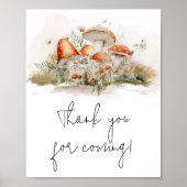 Enchanted Mushroom Forest Bedankt voor uw komst Poster (Voorkant)