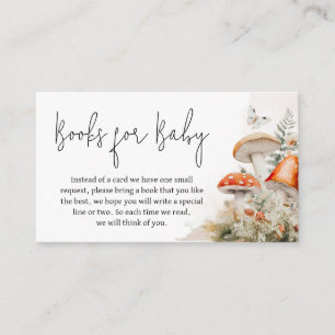 Enchanted Mushroom Forest Boeken voor Baby Informatiekaartje