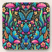 Enchanted Mushroom Forest Dream Bier Onderzetter (Voorkant)