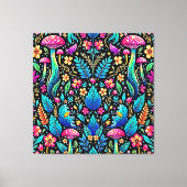Enchanted Mushroom Forest Dream Canvas Afdruk (Voorkant)