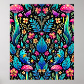 Enchanted Mushroom Forest Dream Poster (Voorkant)