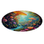 Enchanted Mushroom Forest Dream Snijplank (Hoek)