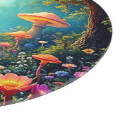 Enchanted Mushroom Forest Dream Snijplank (Hoek)