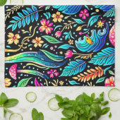 Enchanted Mushroom Forest Dream Theedoek (Gevouwen)