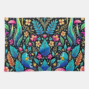 Enchanted Mushroom Forest Dream Theedoek