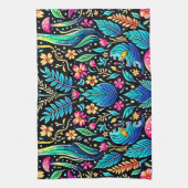 Enchanted Mushroom Forest Dream Theedoek (Verticaal)