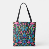 Enchanted Mushroom Forest Dream Tote Bag (Achterkant)