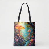 Enchanted Mushroom Forest Dream Tote Bag (Voorkant)