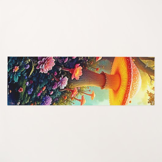 Enchanted Mushroom Forest Dream Yogamat (Voorkant (horizontaal))