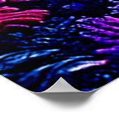 Enchanted Mushroom Forest Night Design Poster (Hoek)