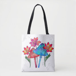 Enchanted Mushroom Garden Canvas tas