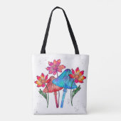Enchanted Mushroom Garden Canvas tas (Achterkant)