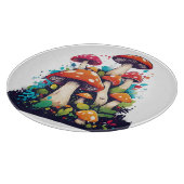 Enchanted Mushroom Meadow: een grillig wonderland Snijplank (Hoek)