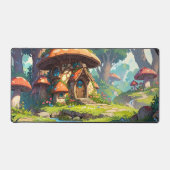 Enchanted Mushroom Village in the Forest – Dreamy  Bureaumat (Voorkant)