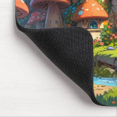 Enchanted Mushroom Village in the Forest – Dreamy Muismat (Hoek)