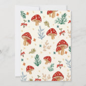 Enchanted Mushrooms Forest Gnome verjaardagsfeestj Kaart (Achterkant)