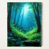 Enchanted nature guardian feeding a baby fawn planner (Achterkant)