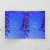 Enchanted Night Dank je wel Bedankkaart (Binnen)