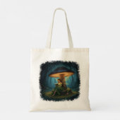 Enchanted Night Fairy Reading a Book Tote Bag (Achterkant)
