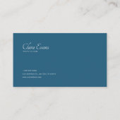 Enchanted Night Floral Yellow Rose Cityscape Visitekaartje (Achterkant)