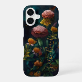 Enchanted Night Garden Celestial Dreamscape iPhone 16 Hoesje