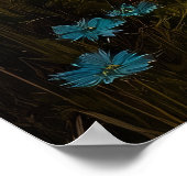 Enchanted Nightscape - Droomachtige Rivierscène Poster (Hoek)