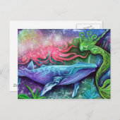 Enchanted Ocean Art Briefkaart (Voorkant / Achterkant)