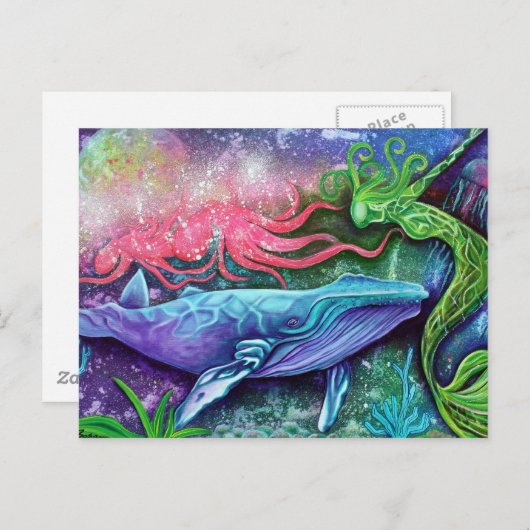Enchanted Ocean Art Briefkaart (Voorkant / Achterkant)