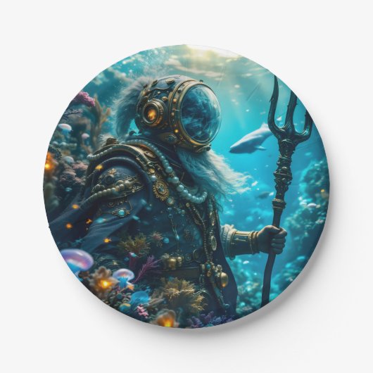 Enchanted Ocean Odessey Papieren Bordje (Voorkant)