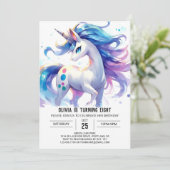 Enchanted Online Paard Verjaardag Kaart (Staand voorkant)