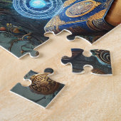 Enchanted Owl Mystical Library Tree Legpuzzel (Zijkant)