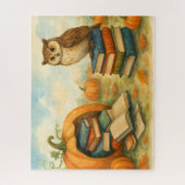 Enchanted Owl Pumpkin Patch Legpuzzel (Verticaal)
